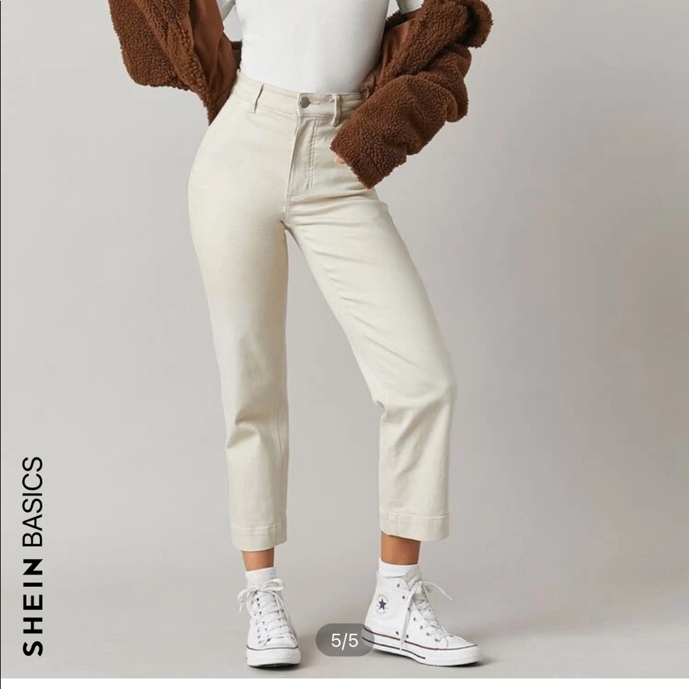 SHEIN white basic top - Picture 2 of 4